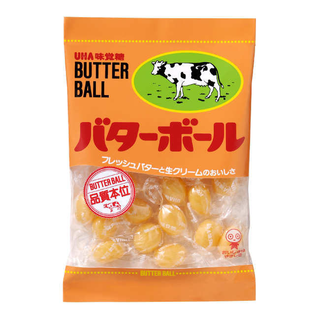 公式 Uha味覚糖 商品カタログ バターボール