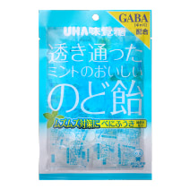 透き通ったミントのおいしいのど飴