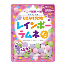 レインボーラムネミニ　ぶどう味