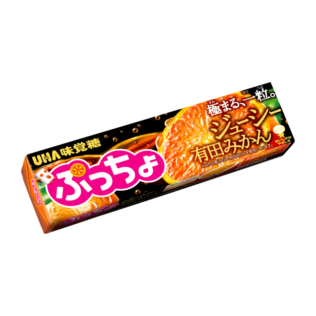 公式】UHA味覚糖 商品カタログ ぷっちょスティック ジューシー有田みかん