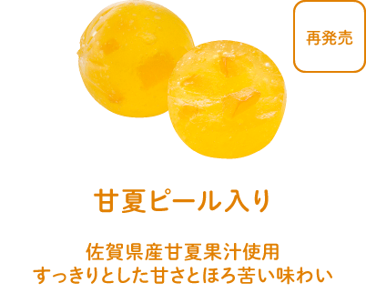 甘夏ピール入り - 佐賀県産甘夏果汁使用。すっきりとした甘さとほろ苦い味わい