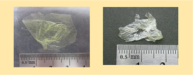 コラーゲンの皮のみが残るとビニール片のように見えます。また、乾燥するとプラスチックのように硬くなります。