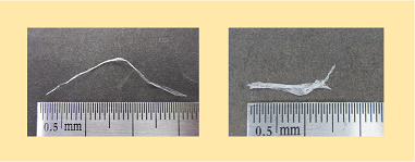 個包装の色がそのまま残る場合、伸びて薄くなる場合、透明部分だけ残る場合もあります。