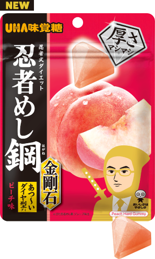 忍者めし鋼　金剛石　ピーチ味