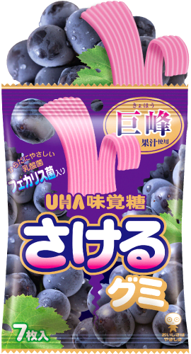 公式 さいて食べられるグミ さけるグミ Uha味覚糖