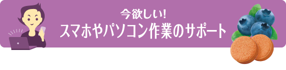 今欲しい!スマホやパソコン作業のサポート